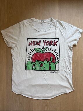 Junk Food Keith Haring New York t-shirt with worn look - made in USA